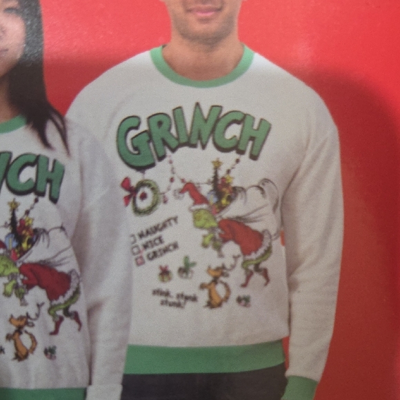 The Grinch & Max Christmas Sweatshirt, medium - Picture 3 of 5